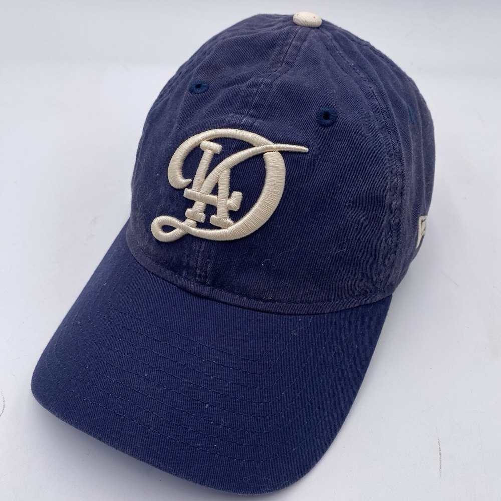 Los Angeles DodgersHat New Era 9twenty Clean Up Blue Adjustable Cotton VGC